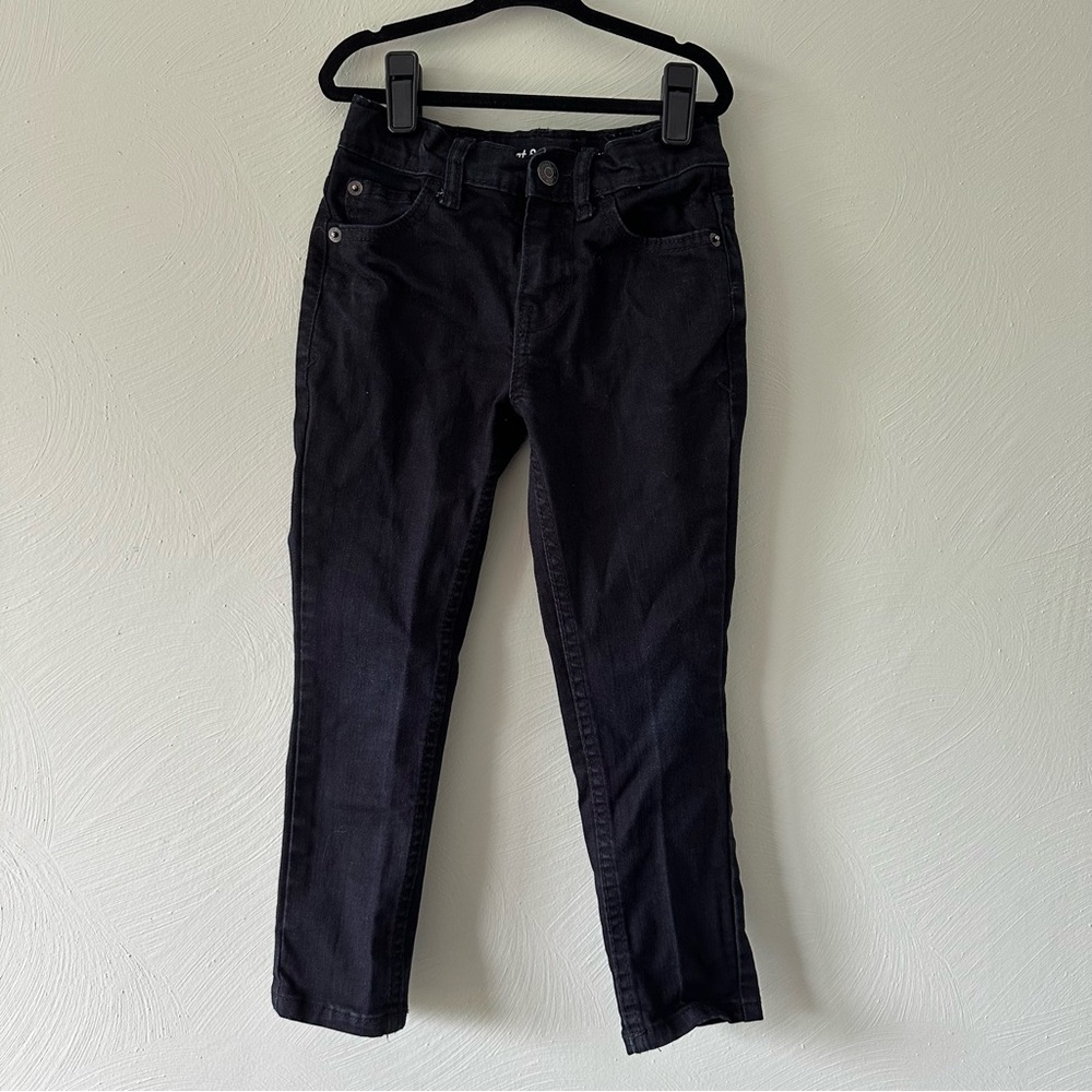 Cat & Jack Black Skinny Stretch Jeans with adjustable waist